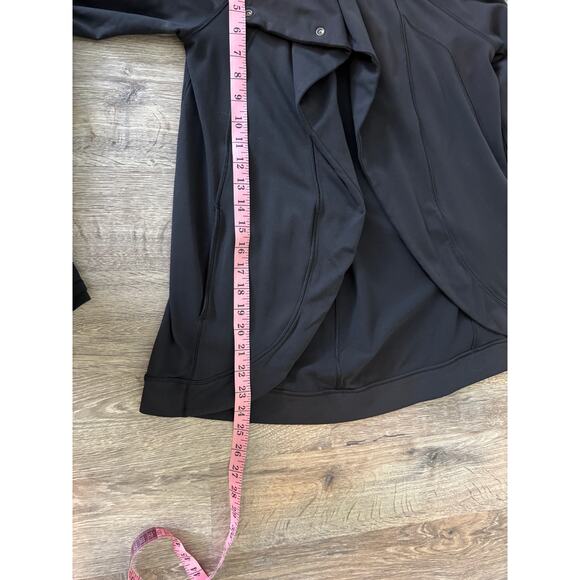 Lululemon Rulu Rally Wrap Jacket, Black Size 2 - Picture 7 of 8